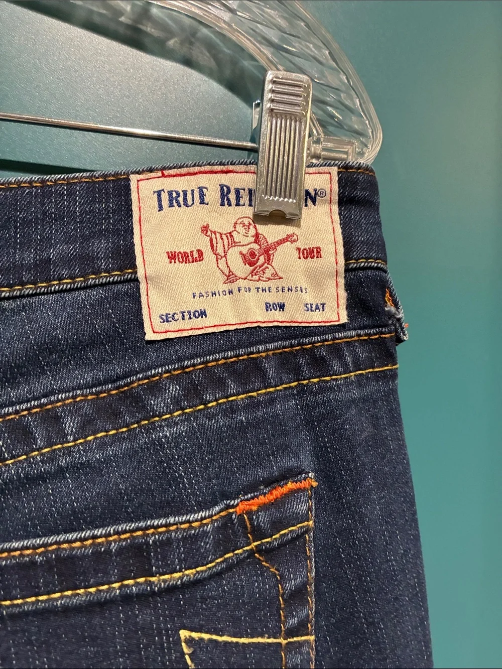 True Religion Jenny Curvy Dark Blue Women’s Jeans 34
